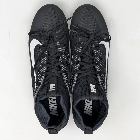 NWT Nike Vapor Untouchable 2 CF Black and White Men's Football Cleats‎ Sz 14